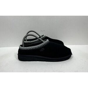 UGG Tasman II Suede Slipper SlipOn Shoes Black 1019066K Kid's Size 6 US Youth